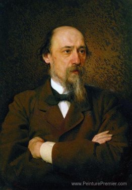 Portrait du poète Nikolai Nekrasov Portrait du poète Nikolai Nekrasov