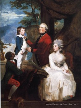 George Grenville, Earl Temple, Mary, comtesse Temple et leur fil George Grenville, Earl Temple, Mary, comtesse Temple et leur fil
