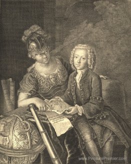 Jean Philippe Baratier présenté par Minerva, érudit allemand Jean Philippe Baratier présenté par Minerva, érudit allemand
