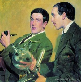 Portrait de Peter Kapitza et Nikolai Semyonov Portrait de Peter Kapitza et Nikolai Semyonov