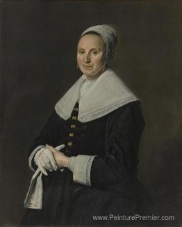 Portrait de femme avec des gants Portrait de femme avec des gants
