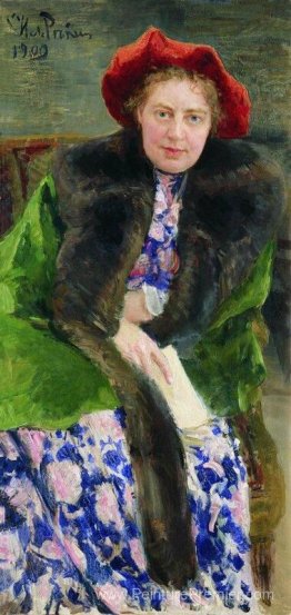 Portrait de Nadezhda Borisovna Nordman-Severova Portrait de Nadezhda Borisovna Nordman-Severova