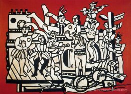 Le grand a défilé sur le fond rouge Le grand a défilé sur le fond rouge