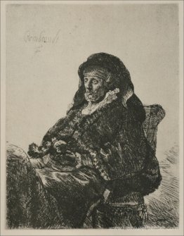 La mère de Rembrandt dans une robe de veuve La mère de Rembrandt dans une robe de veuve