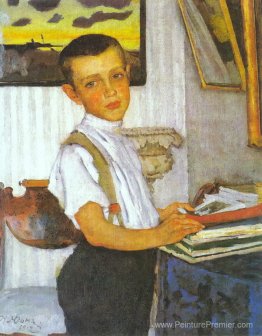 Portrait de Boris Yuon, fils de l'artiste Portrait de Boris Yuon, fils de l'artiste