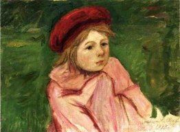 Petite fille dans un béret rouge Petite fille dans un béret rouge