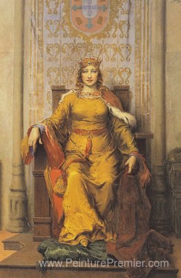 Portrait de la reine D Leonor Portrait de la reine D Leonor