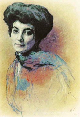 Portrait de Helena Ivanovna Roerich Portrait de Helena Ivanovna Roerich