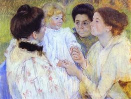Femmes admirant un enfant Femmes admirant un enfant
