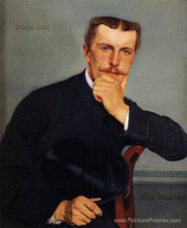 Portrait du frère de l'artiste avec chapeau Portrait du frère de l'artiste avec chapeau