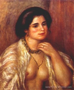 Gabrielle avec des seins nus Gabrielle avec des seins nus