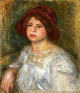Fille dans un chapeau rouge Fille dans un chapeau rouge