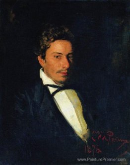 Portrait de V. Repin, musicien, frère de l'artiste Portrait de V. Repin, musicien, frère de l'artiste