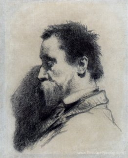 Portrait d'un homme, qui serait Léopold Desbrosses Portrait d'un homme, qui serait Léopold Desbrosses
