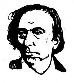 Portrait de l'écrivain français Ernest Hello Portrait de l'écrivain français Ernest Hello