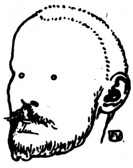 Portrait de l'écrivain français Jules Renard Portrait de l'écrivain français Jules Renard
