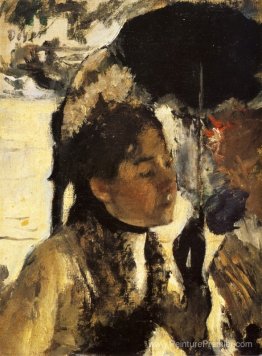Tuileries, la femme avec un parasol Tuileries, la femme avec un parasol