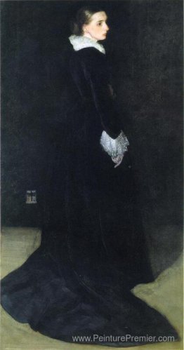 Arrangement en noir, n ° 2 Portrait de Mme Louis Huth Arrangement en noir, n ° 2 Portrait de Mme Louis Huth
