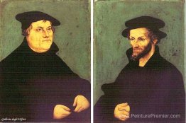 Portraits de Martin Luther et Philipp Melanchthon Portraits de Martin Luther et Philipp Melanchthon