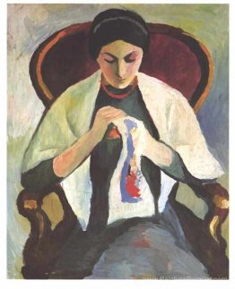 Femme coudre Femme coudre