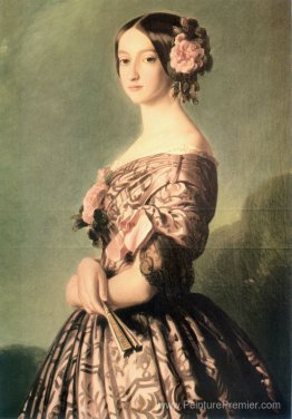 Portrait de Francisca Caroline Gonzaga de Bragança, princesse de Portrait de Francisca Caroline Gonzaga de Bragança, princesse de