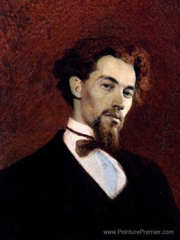 Portrait de l'artiste Konstantin Savitsky Portrait de l'artiste Konstantin Savitsky
