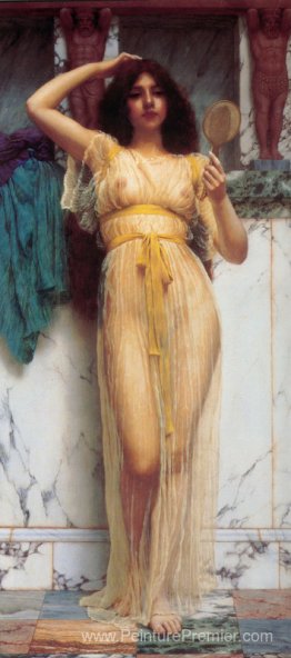 Fille avec un miroir Fille avec un miroir