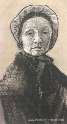Femme avec une casquette noire, la mère de Sien Femme avec une casquette noire, la mère de Sien