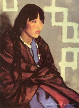 Fille indienne de San Ildefonso Fille indienne de San Ildefonso