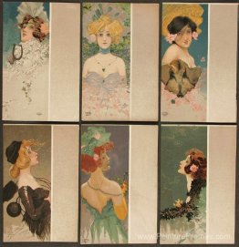 Portrait de filles avec une bordure grise Portrait de filles avec une bordure grise