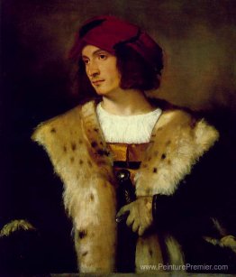Portrait d'un homme dans une casquette rouge Portrait d'un homme dans une casquette rouge