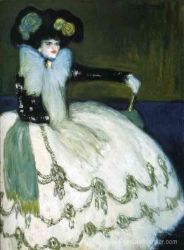 Femme vêtue de bleu Femme vêtue de bleu