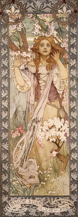Maude Adams comme Joan d'Arc Maude Adams comme Joan d'Arc