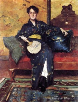 Le kimono bleu, alias fille en kimono bleu Le kimono bleu, alias fille en kimono bleu