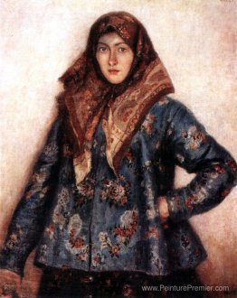 Portrait de L. T. Matorina. Femme cosaque. Portrait de L. T. Matorina. Femme cosaque.