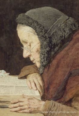 Ältere frau dans der bibel lesend Ältere frau dans der bibel lesend
