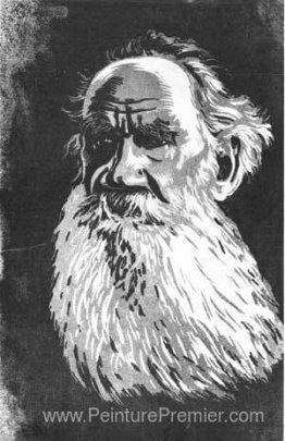 Portrait de Leo Tolstoy Portrait de Leo Tolstoy
