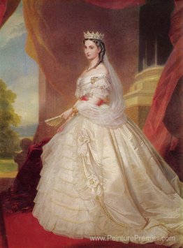 Portrait de Charlotte de Belgique Portrait de Charlotte de Belgique