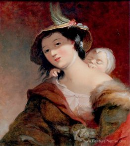 Femme et enfant gitanes, après Murillo Femme et enfant gitanes, après Murillo