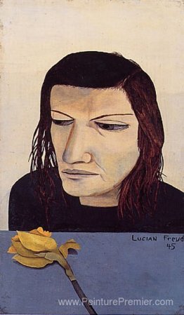 Femme avec une jonquille Femme avec une jonquille