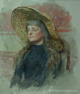 Portrait de E. Zvantseva Portrait de E. Zvantseva