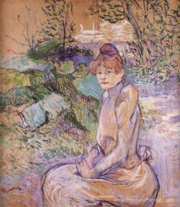 Femme dans le jardin de Monsieur Forest Femme dans le jardin de Monsieur Forest