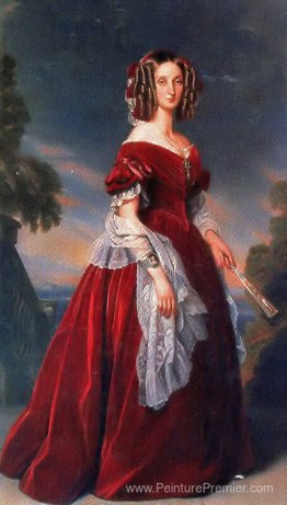 Portrait de Marie Louise, la première reine des Belges Portrait de Marie Louise, la première reine des Belges