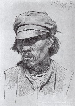 Portrait d'un kalmyk Portrait d'un kalmyk