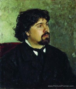 Portrait de l'artiste Vasily Surikov Portrait de l'artiste Vasily Surikov