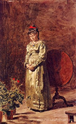 Jeune fille méditant Jeune fille méditant