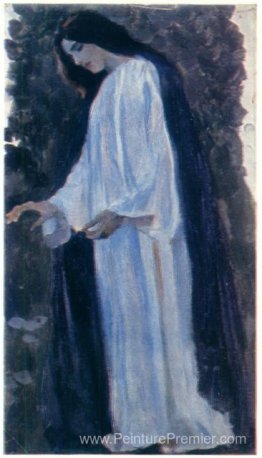 Portrait d'O. Nesterova, la fille de l'artiste Portrait d'O. Nesterova, la fille de l'artiste