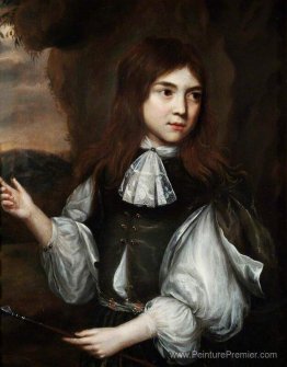 Garçon avec une lance Garçon avec une lance