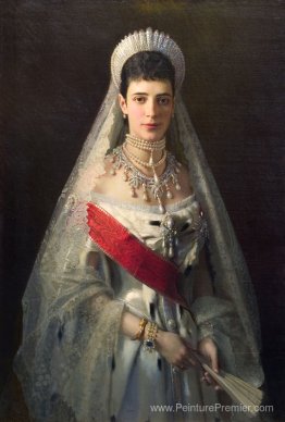 Portrait de Maria Fyodorovna, née la princesse Dagmar du Danemar Portrait de Maria Fyodorovna, née la princesse Dagmar du Danemar