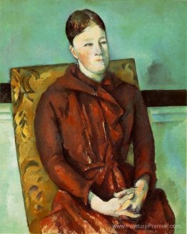 Madame cezanne dans une chaise jaune Madame cezanne dans une chaise jaune